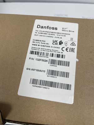 Danfoss FC-051P4K0T4E20H3BXCXXXSXXX Frekuensi AC Drive 10 bar Tekanan dan bahan penyegelan NBR