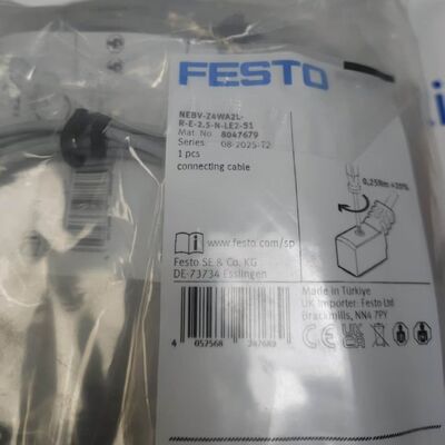 Kabel Penghubung Katup Solenoid Festo NEBV-Z4WA2L-R-E-2