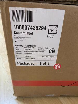 E+H FTL64-MPE4/0 High-Temperature Vibronic Tuning Fork Point Level Switch
