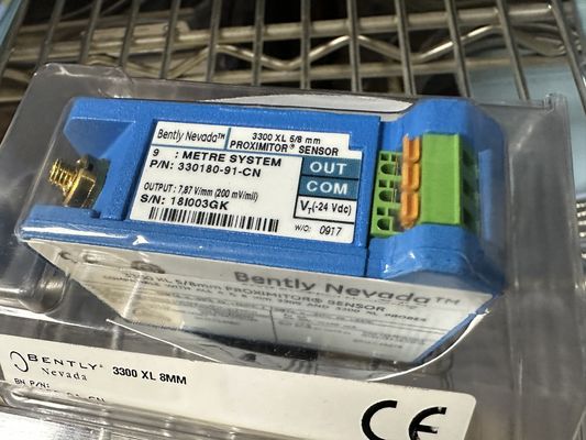 330180-91-CN Bently Nevada 3300 XL Proximitor Sensor 9.0 Meter (29.5 Feet) Panjang Sistem, DIN Mount