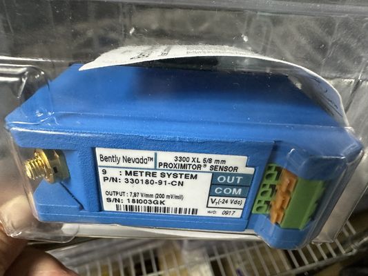 330180-91-CN Bently Nevada 3300 XL Proximitor Sensor 9.0 Meter (29.5 Feet) Panjang Sistem, DIN Mount