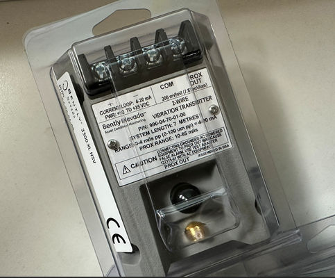 990-04-70-01-00 Bently Nevada 990 Vibration Transmitter 35mm DIN Rail Clips