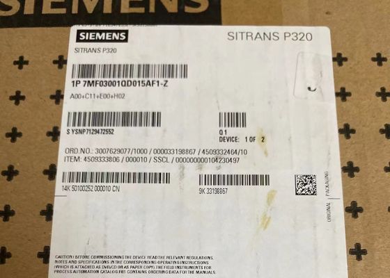 7MF0300-1TD1-5MF2-Z A00+E00+C11+H02 SIEMENS Transmitter Untuk Tekanan Gauge