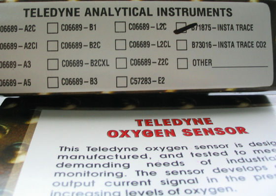 B71875 INSTA TRACE TELEDYNE Sel bahan bakar untuk analizer oksigen
