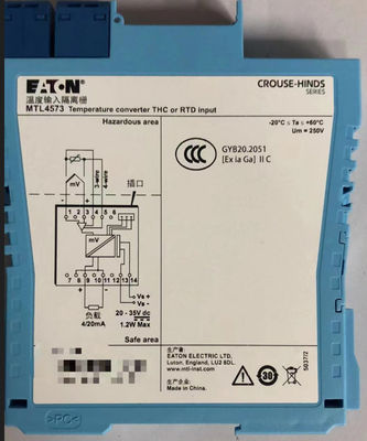 MTL4573 MTL Instrumen Konverter Suhu THC RTD Input Jumlah Saluran Satu