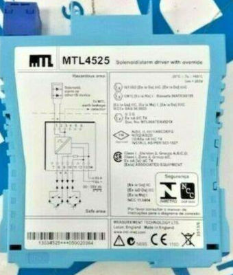MTL4525 MTL Instrumen Solenoid Alarm Driver MTL4500 Seri MTL5500