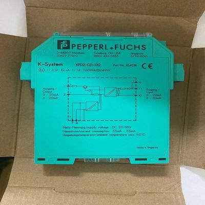 KFD2-CD-1.32 PEPPERL FUCHS Pengemudi arus penghalang terisolasi 1 saluran pengkondisioner sinyal