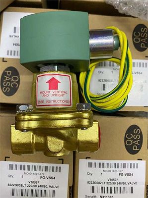 8222G002LT ASCO Solenoid Valve 120/60 10/50 Seri 8222 2 Way