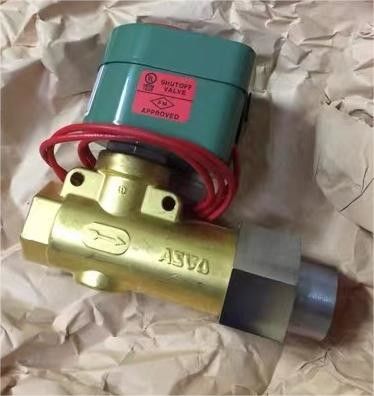 8266D069V 1/2" NPT Emerson ASCO 2 Way Solenoid Valve Minyak bahan bakar 120VAC 1/4"