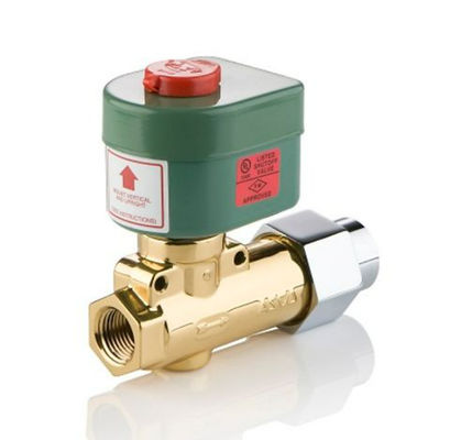 8266D069V 1/2" NPT Emerson ASCO 2 Way Solenoid Valve Minyak bahan bakar 120VAC 1/4"