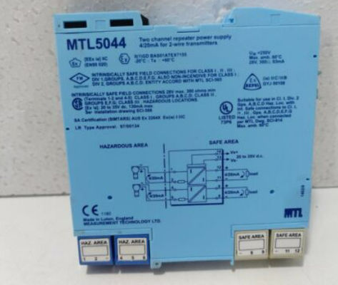 MTL5044 MTL Instrumen Repeater Power Supply Supply tegangan 20 sampai 35V dc
