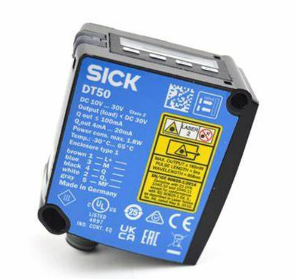 SICK DT50-P1113 Sensor Jarak Laser Dx50 LC Display, 2 X LED