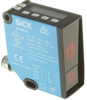 SICK Sensor jarak laser DT20 Hi DT20-P244B 24,3 mm x 72,4 mm x 54,1 mm