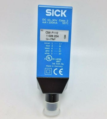 SICK CS81-P1112 Sensor Warna CS8 Male Connector M12 5-Pin 30,4 mm x 80 mm x 53 mm