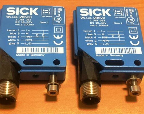 SICK WL12L-2B520 sensor fotoelektrik W12 Koneksi Male Konektor M12 5-Pin