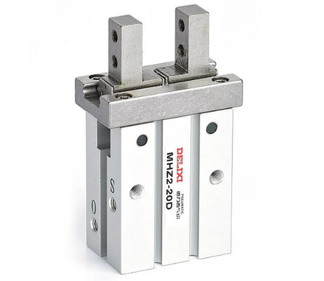 SMC Corporation MHZ2-20D Gripper, Air, Double Acting, Bore Size:20mm, Parallel 2-Finger, 0.1-0.7 MPa