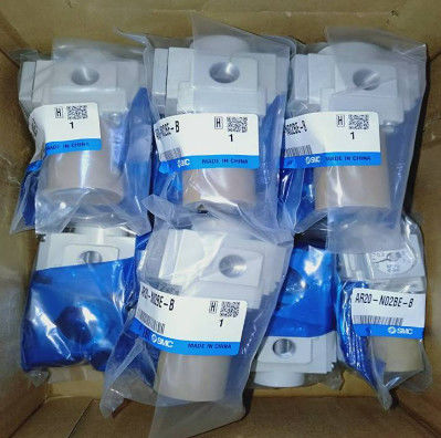 1/4 Ukuran Port SMC ARegulator AR20-02-A AR10-A/AR40-A Series Set Pressure Range 0,05 sampai 0,85 MPa