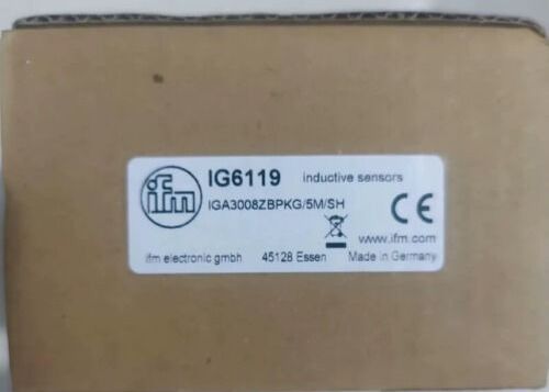 IFM IG6119 Induktif Sensor Suhu Tinggi Dengan Pasokan Tegangan 24V Dan Perlindungan IP65
