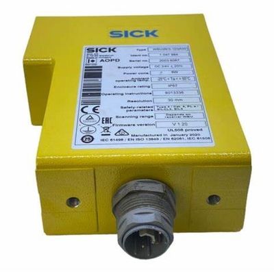 SICK WEU26/3-103A00 Sensor sinar cahaya keamanan dengan rentang pemindaian 20m