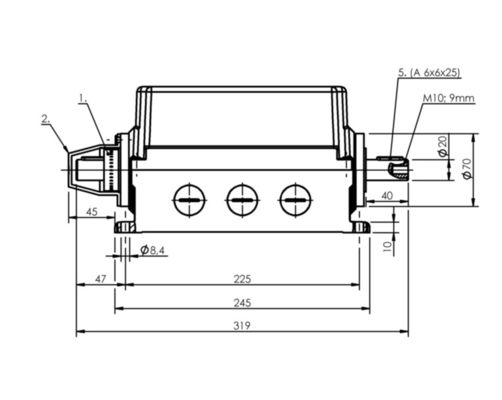 Balluff BSW000R Standar Rotary Cam Switch Snap Contact Versi