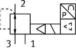 Festo MPPE-3-1/8-6-420-B Proporsional Kontrol Tekanan Katup Pneumatik Koneksi G1/2