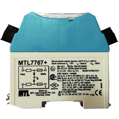 MTL7767+ Penghalang MTL Zener Penghalang Keamanan Satu Saluran untuk Aplikasi Industri
