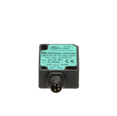Sensor Deteksi Langsung Ultrasonik Pepperl Fuchs UB100-F77-E2-V31 dengan Penundaan Tanggapan ≤ 50 ms Massa 10 g