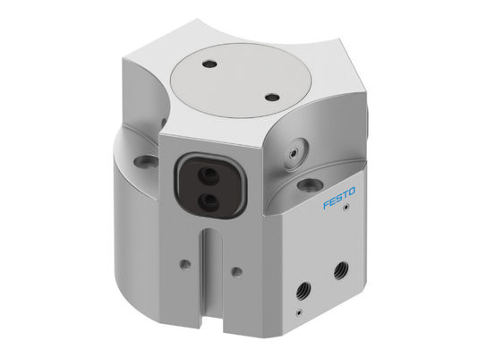 Festo Gripper tiga titik HGDD-35-A-G2 Posisi pemasangan opsional beraksi ganda dan perlindungan IP65
