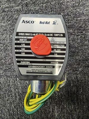 Asco EVMF8316G382V RedHat Low Power Solenoid Valves untuk aplikasi industri