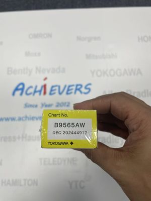 Yokogawa B9565AW GRAPHIC CONTROLS Fanfold Strip Chart dengan Housing Amplifier Alloy Aluminium Cast
