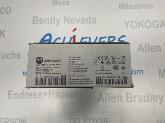Alat Komunikator ALLEN BRADLEY 1606-XLF240F Modul Power Supply Mode Switched dengan Solid Wire Ukuran 22 sampai 14 AWG