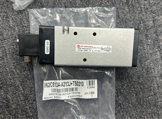 Norgren V60... V63 Seri V62C513A-A218J Pilot Solenoid Valve dengan 10-30 VDC tegangan operasi dan 8 digital Input