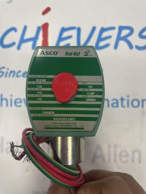 24 VDC Input Supply Rating RJ45 Konektor Tipe ASCO 8320G202 Solenoid Valve untuk Aplikasi Industri