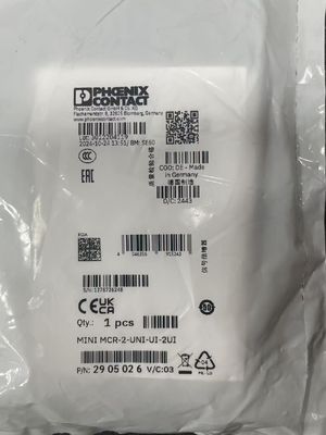 Pengganda Sinyal Phoenix MINI MCR-2-UNI-UI-2UI dengan Tekanan Pilot 1.5 ... 8 bar Jenis Port Produk G1/8