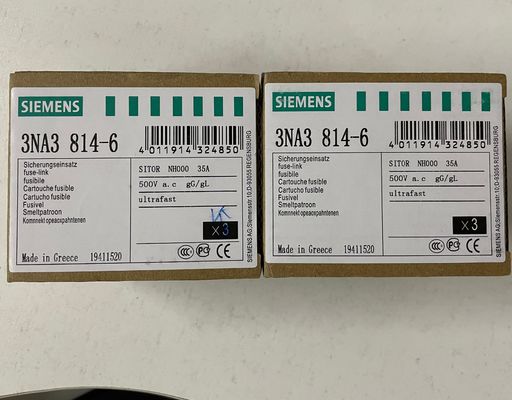 Elemen Sekering HRC LV Siemens 3NA3814-6 untuk Rentang Pengukuran 30 bar dan Flensa Oval Selama Pengoperasian