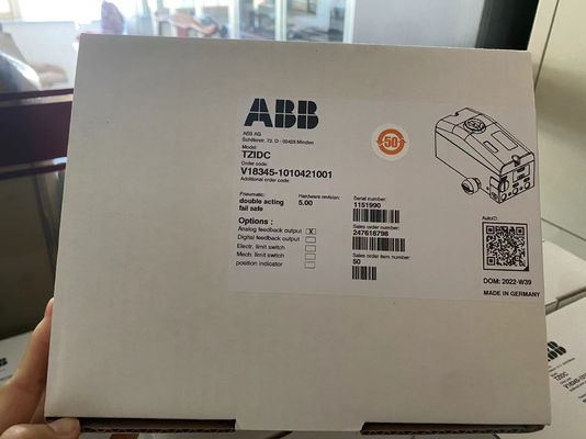 ABB V18345-1010421001 TZIDC Positioner elektro-pneumatik dengan sinyal masukan 4-20 mA 0-60°C suhu sekitar