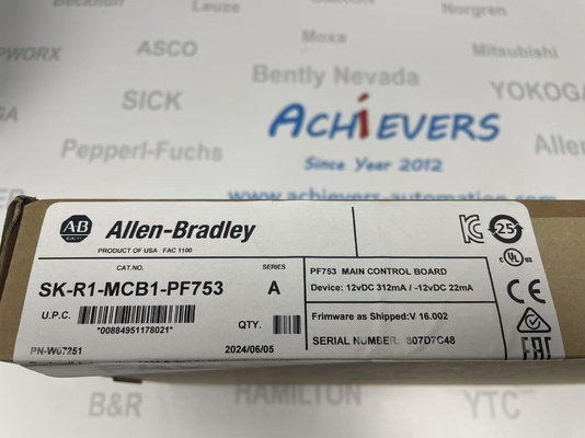120/240 Volt AC Main Control Board Spare Part Allen-Bradley SK-R1-MCB1-PF753 dengan sinyal DC-OK
