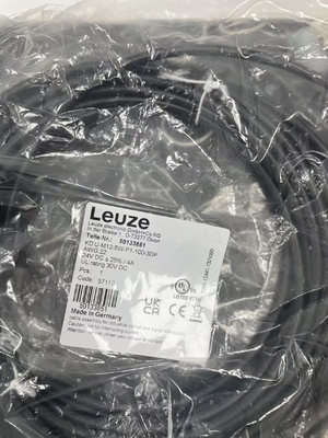 Kabel Koneksi Leuze KD U-M12-5W-P1-100-3DP Flow 0.70 Cv Dirancang untuk Pabrik Kimia dan Pembangkit Listrik