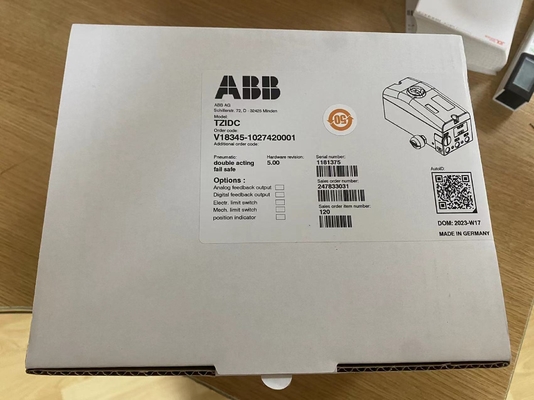 ABB V18345-1027420001 Penentu Posisi Pneumatik Listrik dengan Sertifikasi ATEX