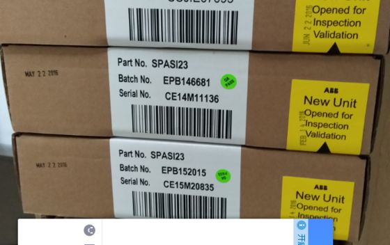 Modul Input Analog Penentu Posisi Katup ABB SPASI23 16-Kanal AI