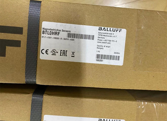 Sensor posisi linier magnetostriktif Balluff BTL7-E501-M0050-B-SA316-KA05 dalam desain batang