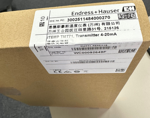 Endress Hauser iTEMP TMT71-10W1/1J5 pemancar suhu