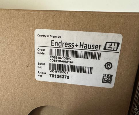 Endress Hauser COS61D-1009/0 Oxymax Memosens Sensor Oksigen Larut Optik