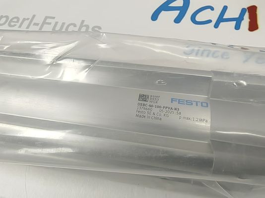Silinder profil standar ISO rekayasa presisi Festo DSBC-40-100-PPVA-N3