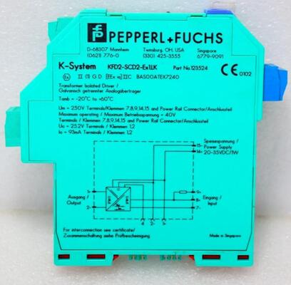 Pepperl Fuchs KFD2-SCD2-EX1.LK Konverter Sinyal Aman Secara Intrinsik
