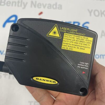 BANNER LT3PILVQ Sensor Laser Retroreflektif Waktu Penerbangan Presisi Tinggi