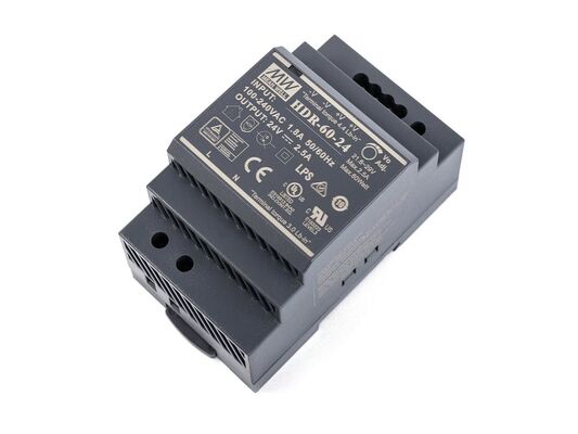 MW Mean Well HDR-60-24 Ultra Slim DIN Rail Power Supply