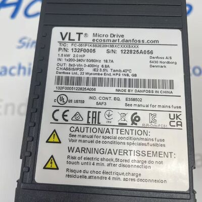 Danfoss 132F0005 Drive Inverter Kecepatan Variabel