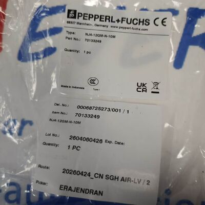 NJ4-12GM-N-10M M12 Non-Flush NAMUR Induktif Sensor Kedekatan