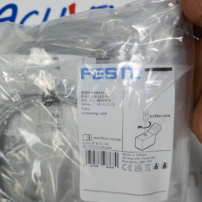 Kabel Penghubung Katup Solenoid Festo NEBV-Z4WA2L-R-E-2